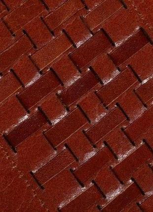 Мужской клатч стильный светло-коричневый рыжий кожаный 7141896 фото