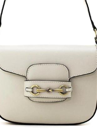 Сумка через плече жіноча шкіряна кросбоді італія 7f-it-066a