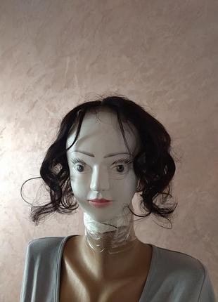 Полуперука из натуральных волос, накладка на макушку, топпер