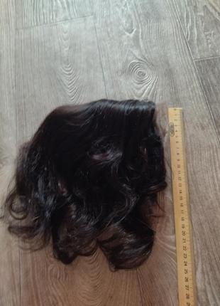 Полуперука из натуральных волос, накладка на макушку, топпер