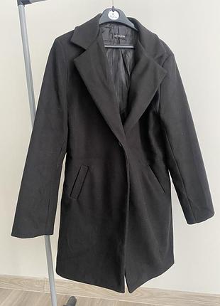 Пальто жіноче чорне демісезонне вільного крою 3