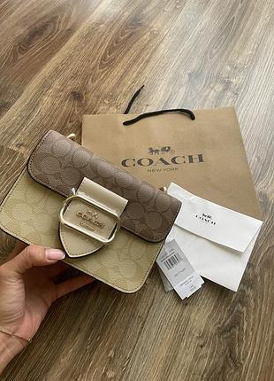 Сумка coach   morgan square crossbody bag!!! оригінал