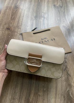 Сумка coach morgan shoulder оригінал