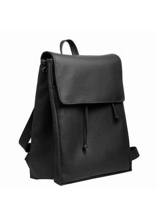 Рюкзак жіночий для ноутбука a4 шкіра еко чорний 772240000110 фото