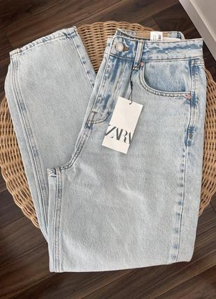 Новые джинсы Mom прямые Zara 36р