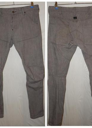 Джинсы из цветного денима 3d slim 5620 g star raw