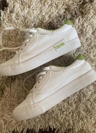 Кеды натуральная мягкая кожа