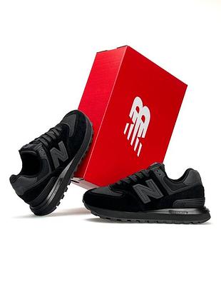 Женские кроссовки new balance classic prm black grey reflective