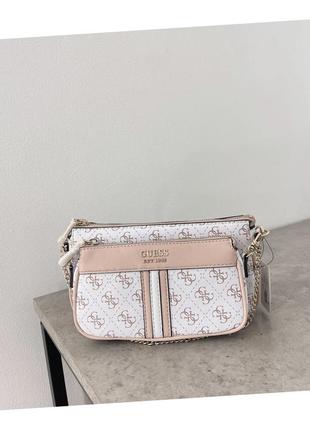 Сумка розовая от guess