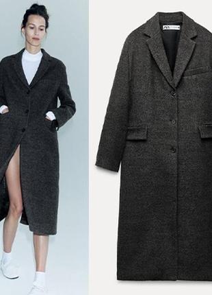 Пальто вовняне zara
