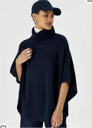 Ffc пончо 100% шерсть