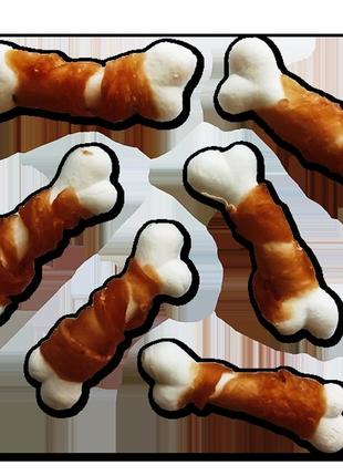 Ласощі для собак кронтес кальцієві кісточки з качкою по-пекінськи, 100 г