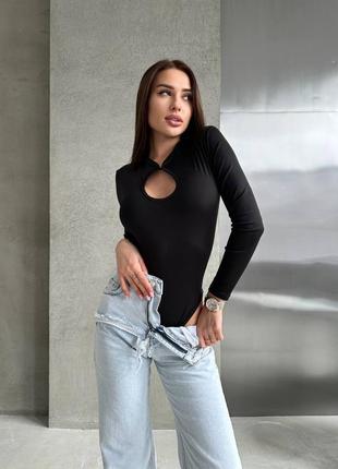 Боди с вырезом2 фото