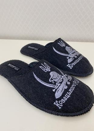 Чоловічі тапочки повстяні белста україна,тиха хода.тапочки розмір у розмір