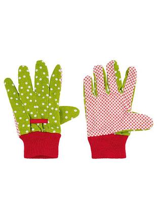 Детские садовые перчатки с точечным напылением 2 пары 5 комбинированный parkside