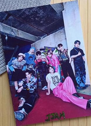 Скетчбук стрей кидс stray kids цветные страницы а5 17878