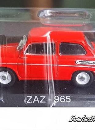 Масштабна модель заз-965. deagostini. масштаб 1:43
