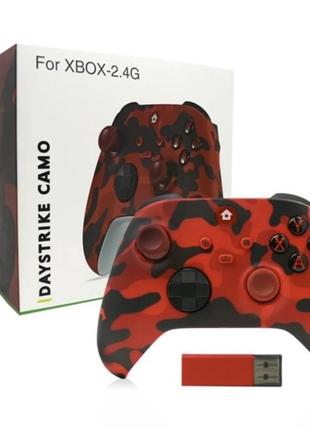 Бездротовий геймпад для xbox one s x/s wireless controller daystrike camo red