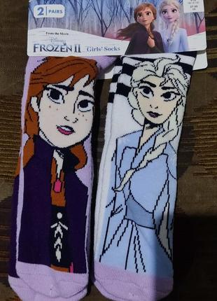 Комплект теплих шкарпеток frozen ii на 4/6 років розмір 27/30