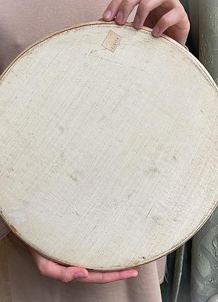 Декоративное блюдо с утками дерево винтаж италия поднес декор