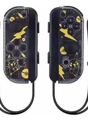 Геймпад hori d-pad controller для nintendo switch комплект 2 шт pokemon: (nsw-297u)black gold joycon joy con