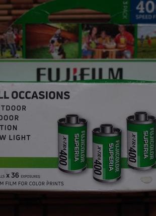 Фотоплівка fujifilm superia x-tra 400 36кадра 2022г