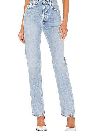 Брендовые прямые джинсы с высокой талией levis, 28 размер.