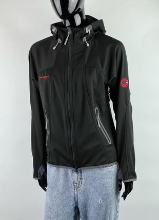 Фирменная куртка виндстопер mammut ultimemate softshell hooded women's windstopper jacket