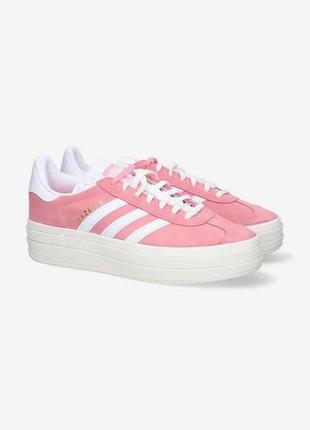 Жіночі кросівки adidas gazelle bold pink