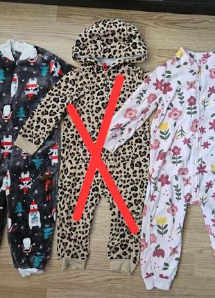 Флисовые ромперы carters