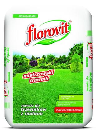 Florovit добриво для газону проти моху 25кг. флоровіт