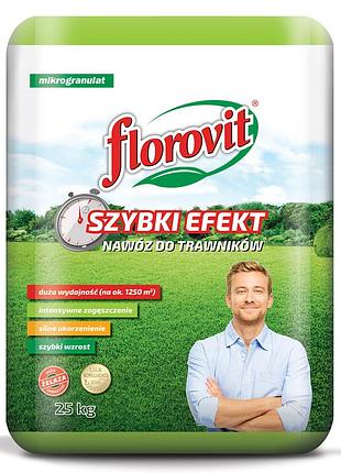 Florovit добриво для газону швидка дія 25кг. флоровіт