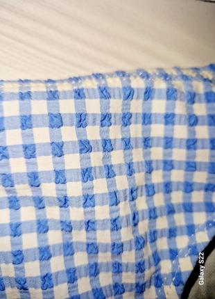 Картатий роздільний купальник- жатка р.48-507 фото