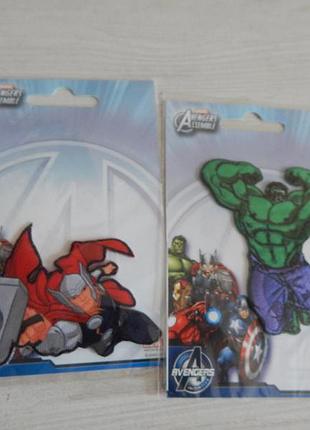 2 термолатки нашивки marvel avengers assemble