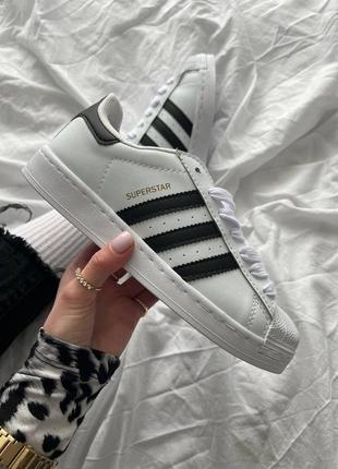 Кросівки adidas superstar white black