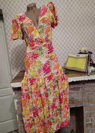 Сукня з гудзиками сукня халат віскозна міді