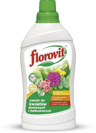 Florovit удобрение для комнатных и балконных растений 1л. флоровит
