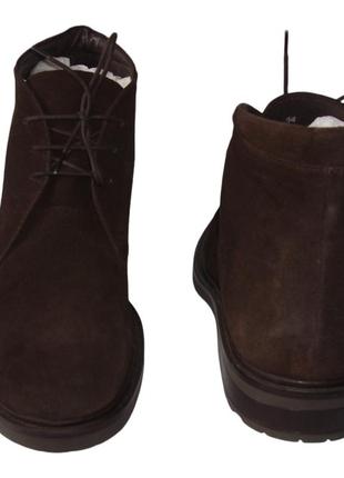 Ботинки мужские замшевые dustin 44 р. 29 см коричневые