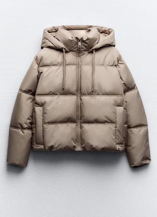 Пуховик куртка пуфер zara s
