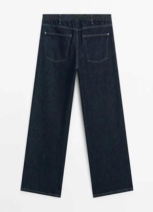 Джинсы из темного денима massimo dutti5 фото