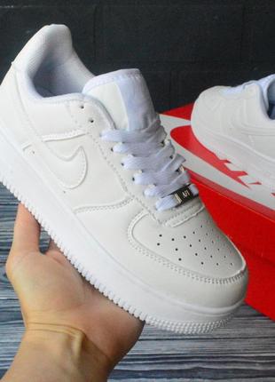 nike east air force 1 mid кросівки кеди жіночі шкіряні шкіра весняні осінні демісезонні відмінна якість низькі шкіра шкіряні найк форс5 фото