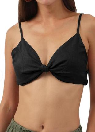 Женские топы бикини amazhiyu из чистого льна