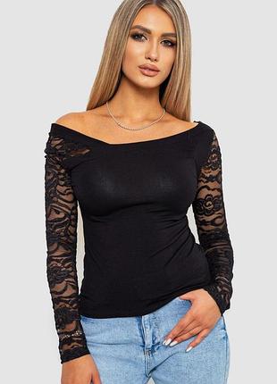 Водолазка с кружевом