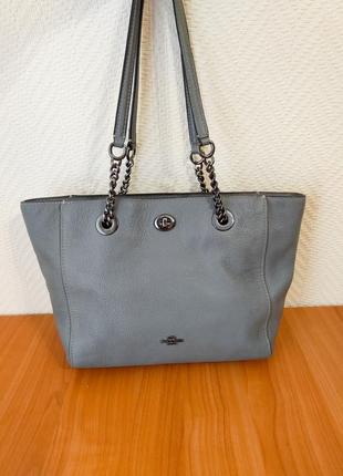 Кожаная сумка coach оригинал