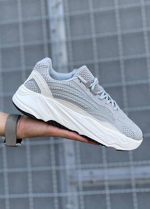 Чоловічі кросівки adidas yeezy 700 v2 static gray