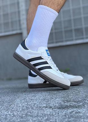 Кроссовки/кеды adidas samba white&black