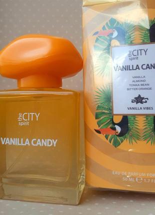 Парфюмированная вода для женщин the city spirit vanilla candy ваниль мускус амбра жасмин яблоко сладкие цветочн бергамот парфум