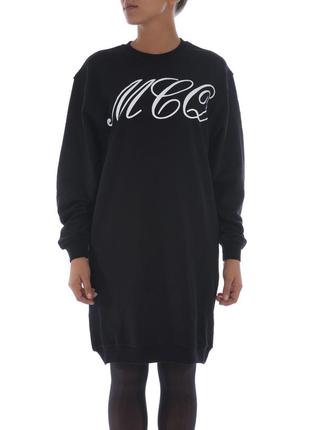 Сукня світшот з логотипом чорна "mcq alexander mcqueen' 44-46р