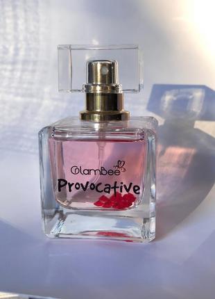 Парфумована вода glambee provocative 50 мл фруктова квіткова солодка жіноча духи парфуми парфум для жінок