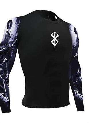 Лонгслив берсерк грифит клеймо аниме футболка кофта anime berserk y2k gym sport